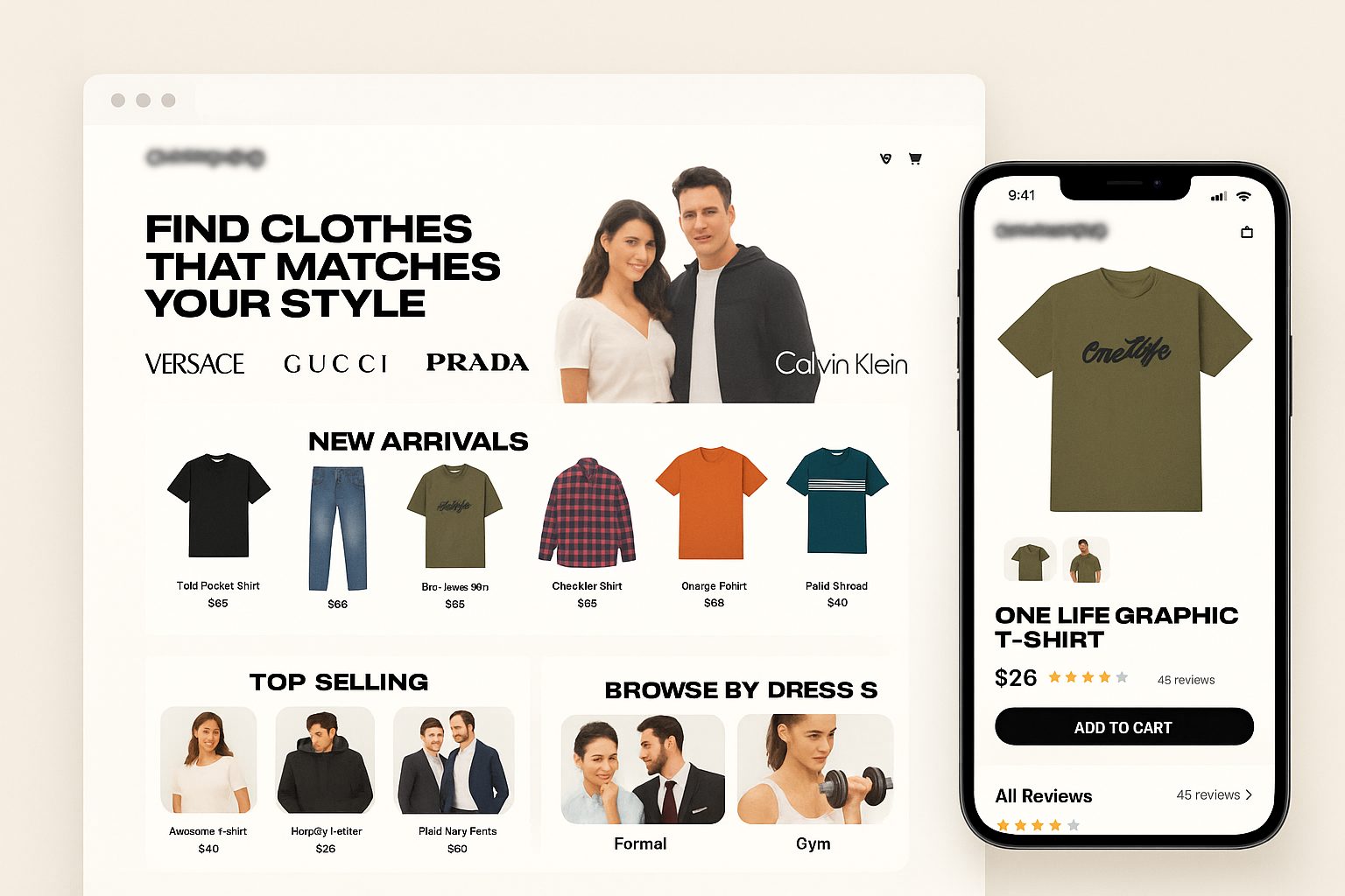 E-commerce Platform & Backend - Custom-built clothing store with a full backend to manage products, customer orders, and inventory updates efficiently.